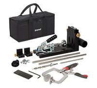 Trend kit pro gabarit de trous de poche, pince, foret, 100 vis | Inclut tiges de support, butées, pince de serrage, foret, sac de rangement et 100 vis, PH/JIG/AK