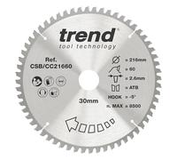 Lame de scie circulaire bois Trend 216x30 60Z