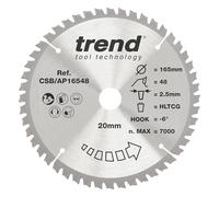 Lame de scie circulaire aluminium Trend 165x20 48Z