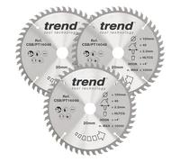Trend Lames de scie pour laminé et HPL, 160 mm, 48 dents, lot de 3
