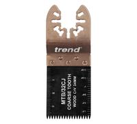 Trend Lames Multi-Outils, lot de 5, 34 mm dents grossières en acier CrV style japonais pour bois et plaques de plâtre, compatibilité universelle avec les grandes marques d’outils, MTB/32CJ