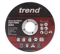 Trend Oxyde d'aluminium 115mm Grain 60, Disque de coupe multi-matériaux 2,5mm, Lame de 1mm, AD/C115/1/MM, Lot de 10
