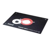 Trend Plaque d'Insertion Rigide pour Table de Toupie, Phénolique Thermodurcissable, Taille de la Plaque = 306 mm x 229 mm x 9,5 mm, RTI/PLATE