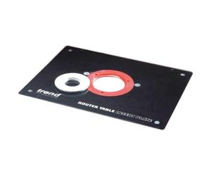 Trend Plaque d'Insertion Rigide pour Table de Toupie, Phénolique Thermodurcissable, Taille de la Plaque = 306 mm x 229 mm x 9,5 mm, RTI/PLATE