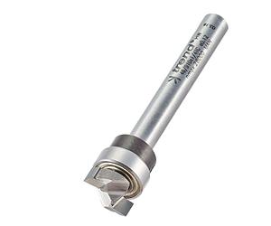 Trend Professional Guided Profiler, 12.7mm Diameter x 4mm Cut, 1/4 Inch Shank, 1/2 Inch Bearing, Tungsten Carbide Tipped, 46/910X1/4TC