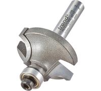 Trend Professionnel Fraise à Ovolo à Roulement Guidé, Rayon 7,9mm, Queue 1/4 Pouce, Diamètre de Coupe 28mm & Longueur de Coupe 12,7mm, Deux Roulements, Plaquettes en Carbure de Tungstène, 46/93X1/4TC