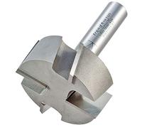Trend Professionnel Fraise à Tenon Droite, Queue de 1/2 Pouce, Diamètre 50,8mm, Longueur de Coupe 20mm, Plaquettes en Carbure de Tungstène, 37/12X1/2TC