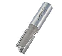 Trend Professionnel Fraise Droite Deux Flûtes, Queue 1/2 Pouce, Diamètre de Coupe 12,7mm, Longueur de Coupe 25mm, Plaquettes Carbure de Tungstène, 3/08X1/2TC