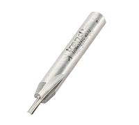 Trend Professionnel Fraise Droite Deux Flûtes, Queue 1/4 Pouce, Diamètre de Coupe 2mm, Longueur de Coupe 5mm, Pointe en Carbure de Tungstène, 3/06X1/4TC