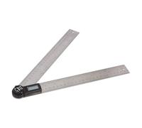 Trend Règle d'angle numérique, 300 mm, avec deux règles en acier inoxydable de 300 mm qui peuvent être utilisées pour calculer les angles rapidement et avec précision, DAR/300