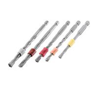 Trend Snappy lot de 5 forets maçonnerie carbure tungstène, profondeur | Inclut forets maçonnerie carbure tungstène, bagues de profondeur, compatibilité Centrotec SNAP/MD2/SET