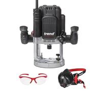 Trend T12 Ensemble défonceuse plongeante 2300 W, 12 mm, sécurité atelier