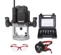 Trend T12 Kit de démarrage défonceuse 2300 W, fraises 12 mm, 6 pièces