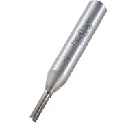 Trend Trade fraise droite 2 coupes, queue 8 mm, Ø coupe 3,2 mm | Fraise des rainures et chants nets dans le bois, avec pastilles carbure pour une coupe précise, TR01X8MMTC