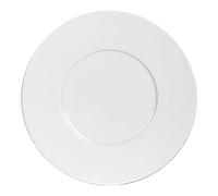 TREND' UP - ASSIETTE DESSERT 23 CM PORCELAINE BLANCHE ZEN (LOT DE 6)