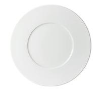 TREND' UP - ASSIETTE PLATE 27 CM PORCELAINE BLANCHE ZEN (LOT DE 6)