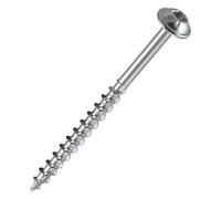 Trend vis de poche pour bois tendres, 63 mm, 200 vis, filetage grossier | Inclut 200 vis à empreinte carrée pour assemblages à trous de poche dans les bois tendres, PH/8X63/200C