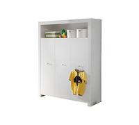 trendteam smart living 1553-613-01 Chambre Bébé Création Olivia Armoire Blanc, LxHxP 130x186x54 cm