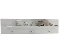 trendteam Tableau mural pour chambre de bébé Olivia/Julie Blanc Mélamine 75 x 20 x 15 cm