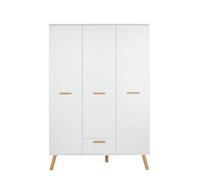 trendteam Smart Living - Armoire - Chambre de bébé - Tapis - Dimensions d'assemblage (LxHxP) 130 x 190 x 60 cm - Couleur Blanche - 197661301
