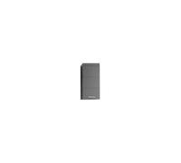 trendteam smart living Armoire de Toilette avec Espace de Rangement, Matériau en Bois, Gris Brillant, 37 x 77 x 89 cm