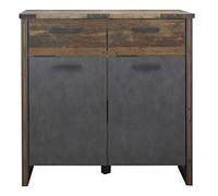 trendteam Smart Living Commode Smart Living pour Salon, 119 x 110 x 42 cm, Avant et Corps Oldwood, Descente Matera avec Beaucoup d'espace de Rangement