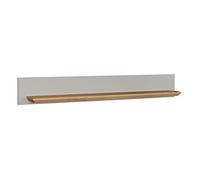 trendteam smart living - étagère Murale - bibliothèque - Salon - côté Ville - Dimensions d'assemblage (LxHxP) 153 x 22 x 22 cm - Couleur Gris Clair avec chêne Artisanal - 2118481F4