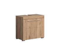 trendteam smart living - Meuble sous-Vasque - Salle de Bain - Amanda - Dimensions de Montage (LxHxP) 60 x 56 x 34 cm - chêne coloré - 139330192