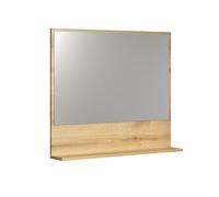 trendteam Smart Living - Miroir Mural avec Miroir - Salle de Bain - PureBliss - Dimensions de Montage (LxHxP) 80 x 74 x 14 cm - Couleur Evoke Oak - 233740142