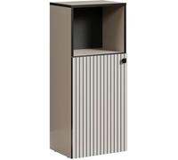 trendteam smart living - PureBliss - Meuble bas - Commode de salle de bain avec compartiment ouvert - Gris clair - 40 x 95 x 31 c
