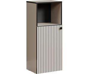 trendteam smart living - PureBliss - Meuble bas - Commode de salle de bain avec compartiment ouvert - Gris clair - 40 x 95 x 31 c