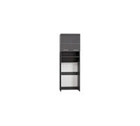 trendteam smart living - Superstructure de Machine à Laver - Salle de Bain - Amanda - Taille de Montage (LxHxP) 63 x 187 x 24 cm - Couleur Gris Agave Brillant - 139311521
