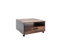trendteam smart living - Table Basse - Table de Salon - Taille de Construction Universelle (LxHxP) 70 x 41 x 70 cm - Couleur Matera avec Vieux Bois - 110013723