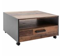 trendteam smart living - Table Basse - Table de Salon - Taille de Construction Universelle (LxHxP) 70 x 41 x 70 cm - Couleur Matera avec Vieux Bois - 110013723