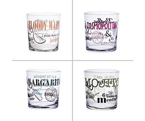 Trend'up - Boîte de 4 verres à cocktail 34,5 cl