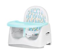 Badabulle Rehausseur de Chaise Enfant Trendy Meal, Universel, Adapté à Toutes les Chaises, Forme Ergonomique, Tablette Réglable & Amovible, Pliage Compact & Rangement Facile, Evolutif