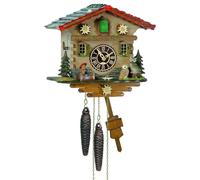 Trenkle Uhren Horloge murale coucou 1514 Chalet – Mouvement à chaîne 1 jour – Kuckuck Classic