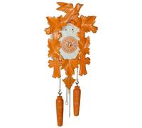 Trenkle - 350-20_QM_orange-blanc - horloge murale coucou - Quartz - Kuckulino Color Edition