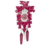 Trenkle - 350-20_QM_rose-blanc - horloge murale coucou - Quartz - Kuckulino Color Edition