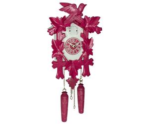 Trenkle - 350-20_QM_rose-blanc - horloge murale coucou - Quartz - Kuckulino Color Edition