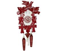 Trenkle - 350-20_QM_rot-blanc - horloge murale coucou - Quartz - Kuckulino Color Edition