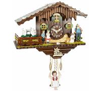 Trenkle Uhren Horloge murale coucou Kuckulino 2020_SQ Quartz Forêt-Noire avec chèvres tournantes