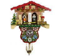 Trenkle Pendulette en Miniature de la Forêt Noire Maison Suisse Maison du Temps TU 807 PQ