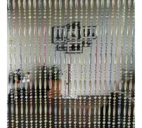 Trente Rideau à perles de différentes tailles et couleurs pour porte de balcon, moustiquaire à perles anti-insectes, multicolore, 90 x 200 cm