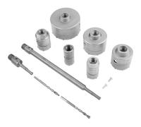 Trépan Béton, 10pcs Scie Trépan Béton en Carbure de Tungstène Couronne Scie Trépan Carotteuse à Sec-FAC