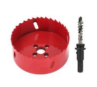 Trépan de scie emporte-pièce, mèche de scie cloche de 90 mm pour bois d'aluminium, panneau de gypse en plastique, scie cloche, coupe-métal