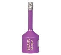 Trépan diamant à sec D6 pour perçage de céramique, marbre, grès et matériaux composites SIDAMO - 11101452