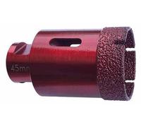 Trépan Diamanté à Sec D. 45 x Filetage M14 x Ht. 15 x Lt. 76 mm - Grès Cérame, Granit, Pierre Naturelle - Diamwood