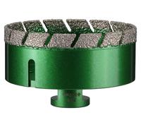 Trépan diamanté de 100 mm, filetage M14, pour carrelage, granit et béton