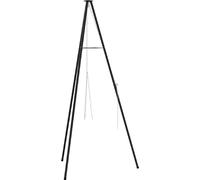 Trépied de Feu de Camp Noir 92 x 92 x 151,5 cm Acier